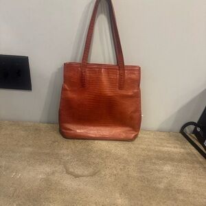 Talbots Textured Tan Tote Bag